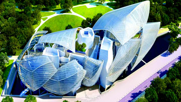 Frank Gehry's Louis Vuitton art museum sails onto Paris skyline